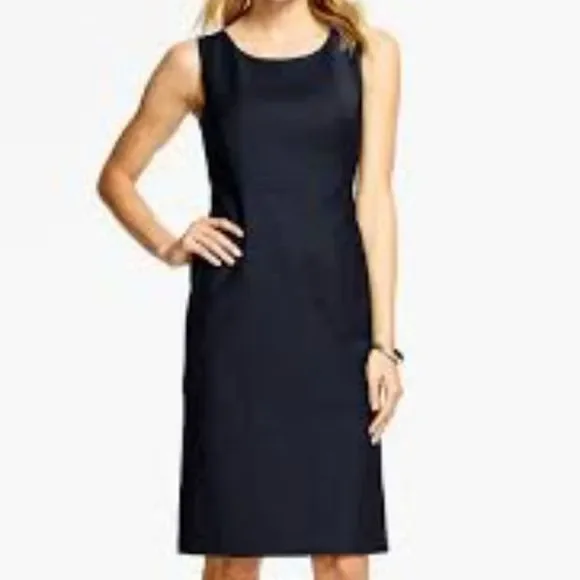 Banana Republic Navy Blue Dress sz 0 New with Tags - Picture 2 of 6